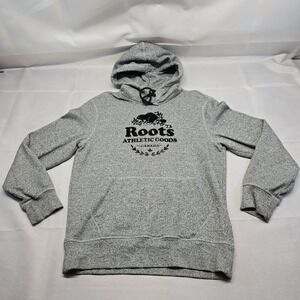 Roots Small Salt And‎ Pepper Original Kanga Hoodie Comfortable Sweatshirt